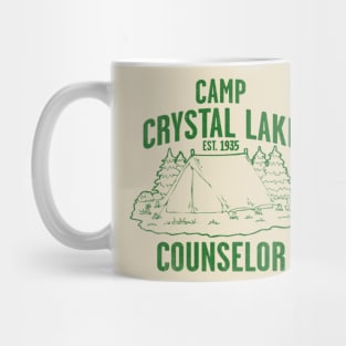 Camp Crystal Lake // green solid style Mug